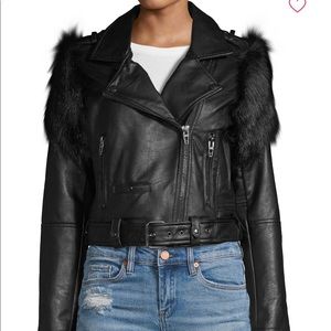 Blank NYC Faux Leather Jacket - Size S, NWT